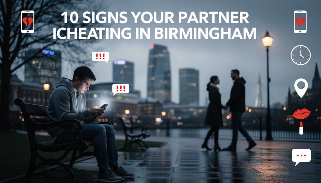 10 Signs Your Partner Is Cheating in Birmingham