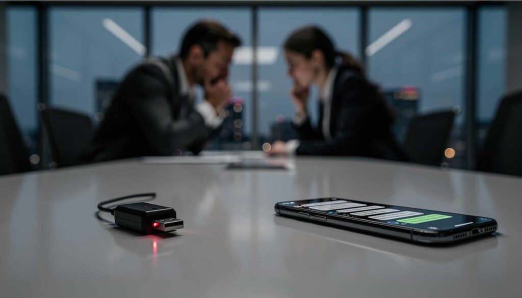 Private Conversations Being Leaked, bug in the office?